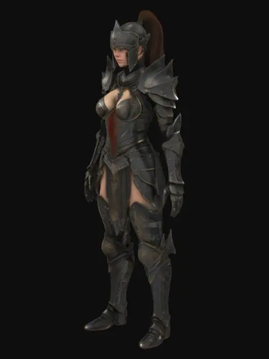 3D model for Dark Paladin