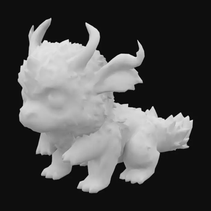 3D model for Frosty Dragonling