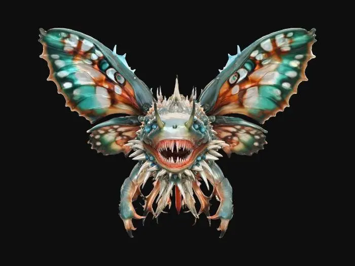 3D model for Corallia - She who floats in light and shadow