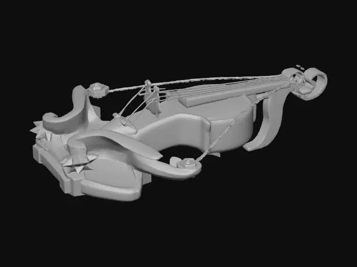 3D model for Fiddle-Stick Launcher