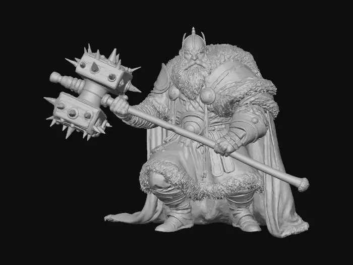 3D model for Battle Claus - He who does not congratulate until he is sure that everything is alright