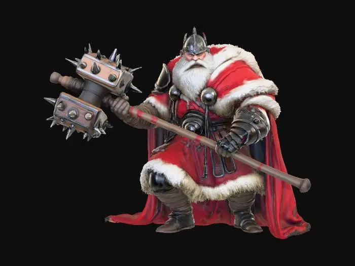 3D model for Battle Claus - He who does not congratulate until he is sure that everything is alright
