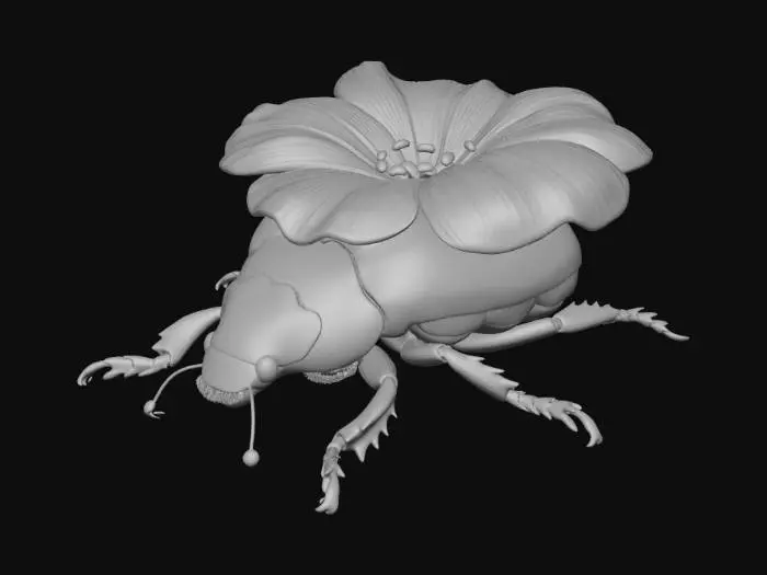 3D model for Bloombeetle