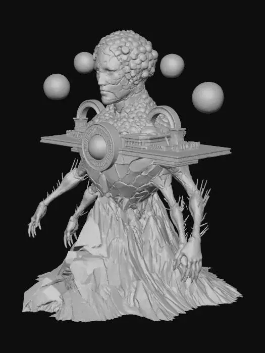 3D model for xenotitanium