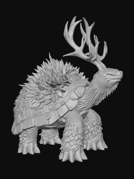 3D model for Gliaciorn - Horned Custodian of the Icecovers