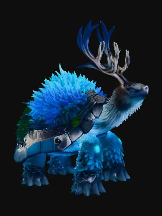 3D model for Gliaciorn - Horned Custodian of the Icecovers