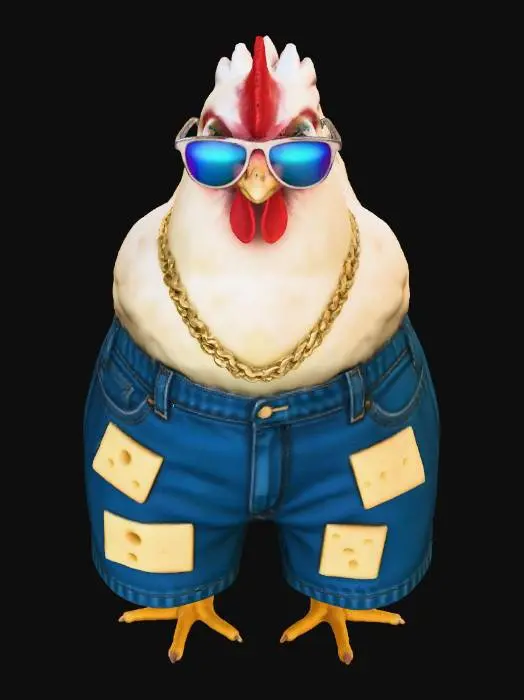 3D model for Swagger Chicken Star