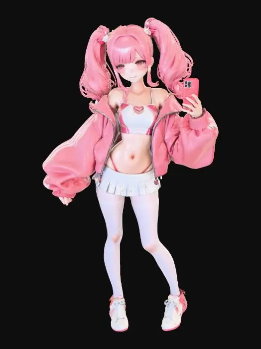 3D model for Momo - Selfie Champion