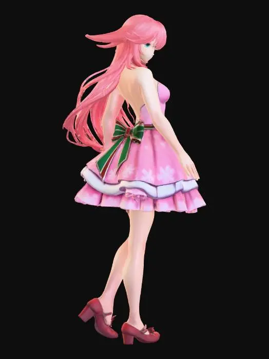3D model for Yae Miko - Christmas Hint