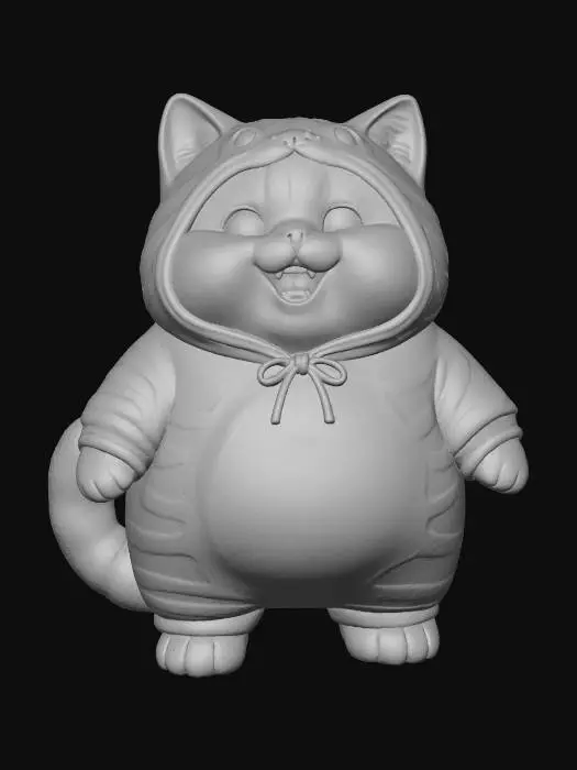 3D model for Puff - Someone who thinks happiness is when someone pats you on the head