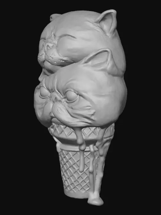 3D model for Purr-fection Ice Cream