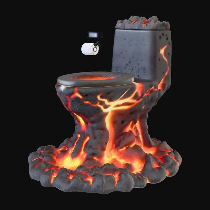 3D model for The Throne of Magma