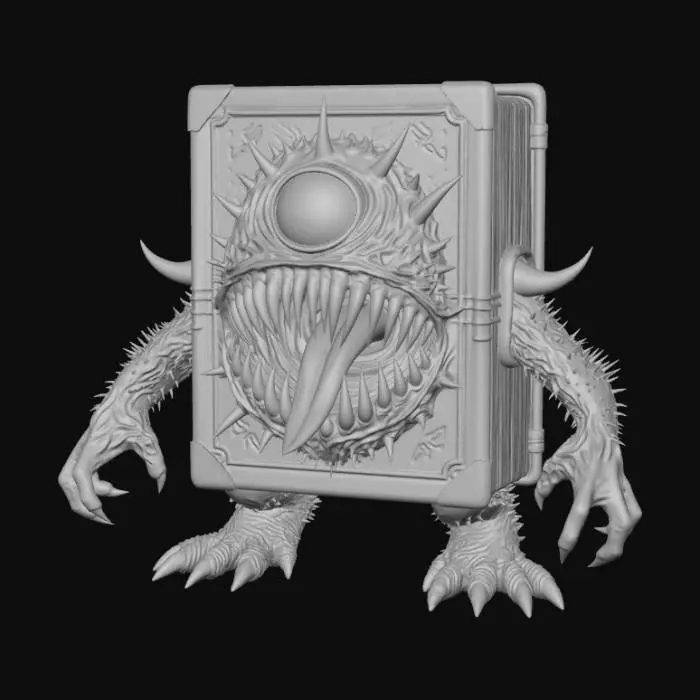 3D model for Gorepage - A Book with Teeth Instead of Letters