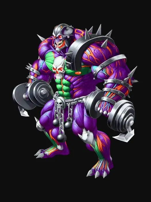 3D model for Iron Skull Juggernaut