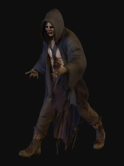3D model for 80'S MOVIE , REALISTIC , DISTOPIAN SCAVENGER CANNIBAL 