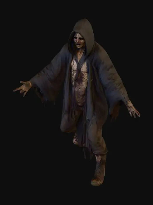 3D model for 80'S MOVIE , REALISTIC , DISTOPIAN SCAVENGER CANNIBAL 