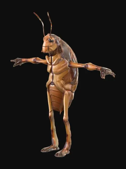3D model for Alien Roach Warrior