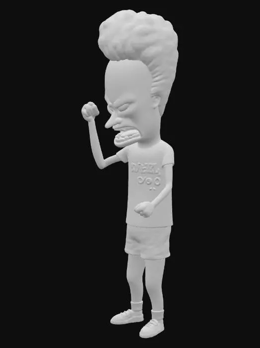 3D model for Animated Character Yelling