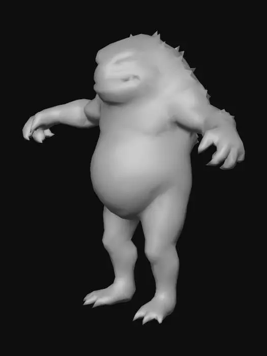 3D model for Grinning Beast
