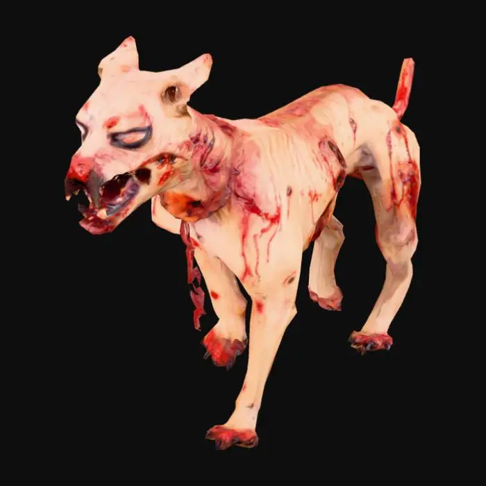 3D model for Demonic Hound , ultra realistic