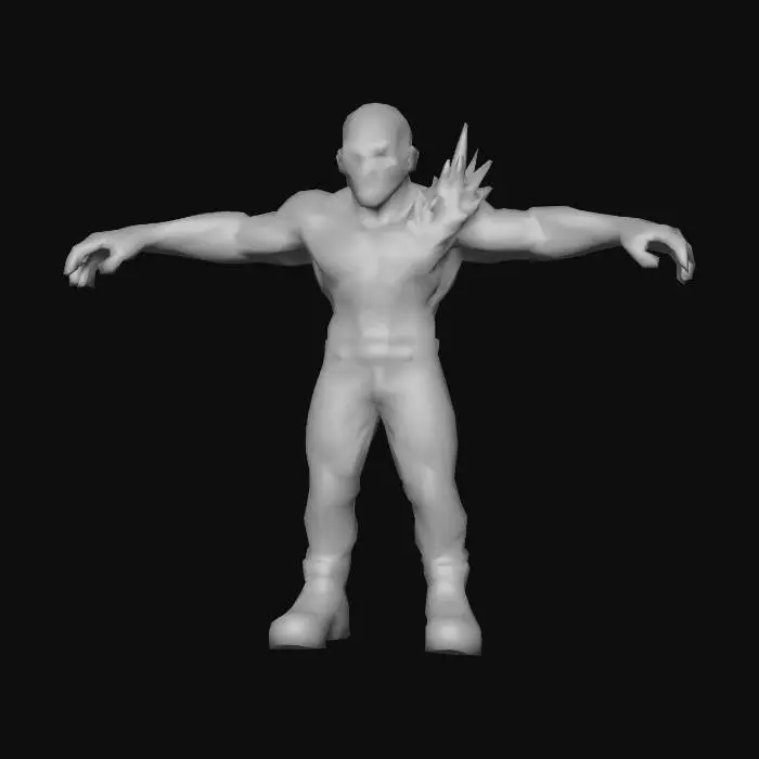 3D model for Mutant Warrior