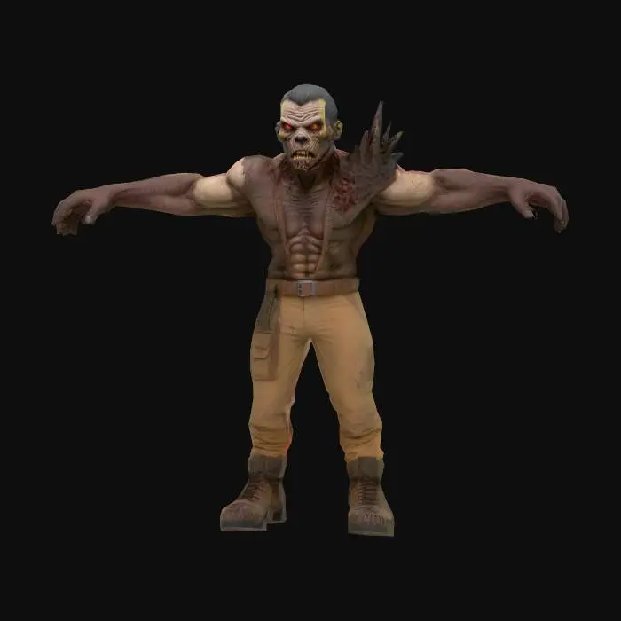 3D model for Mutant Warrior