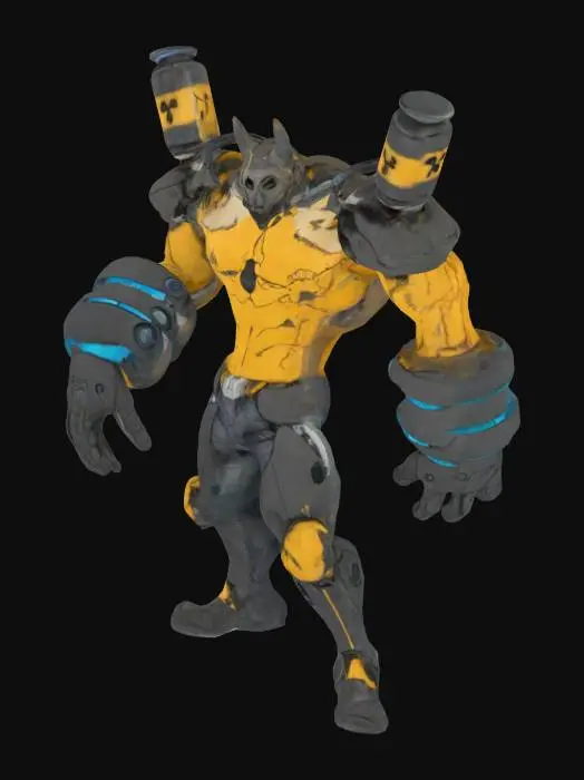 3D model for Radiation Warrior