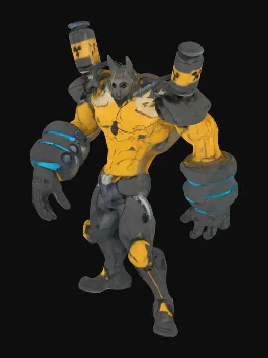 3D model for Radiation Warrior