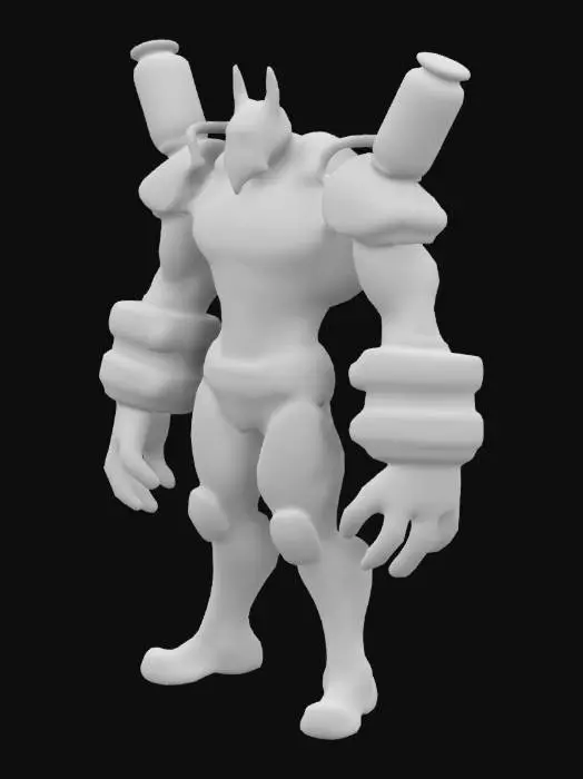 3D model for Radiation Warrior