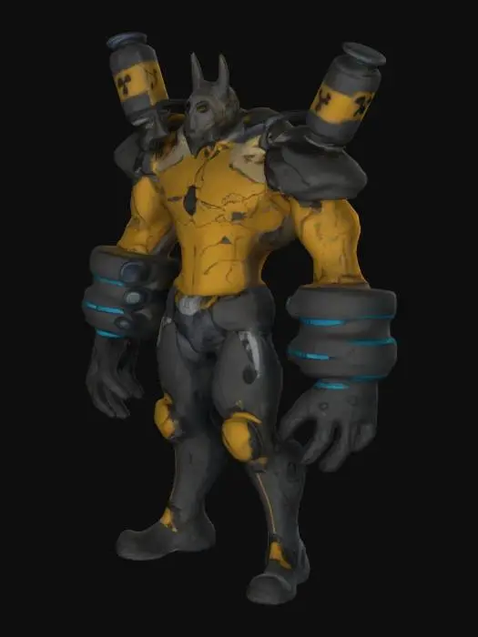 3D model for Radiation Warrior