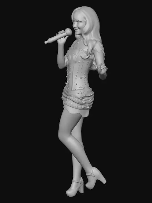 3D model for Sabrina Action Figure - Heart Dress