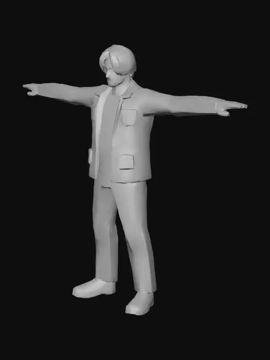3D model for T-Pose in the Shadows