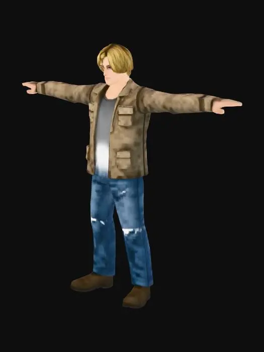 3D model for T-Pose in the Shadows
