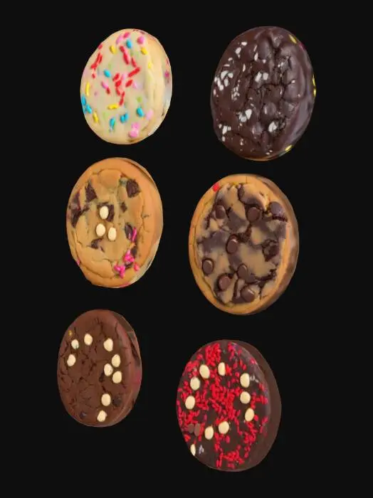 3D model for Assorted Cookies