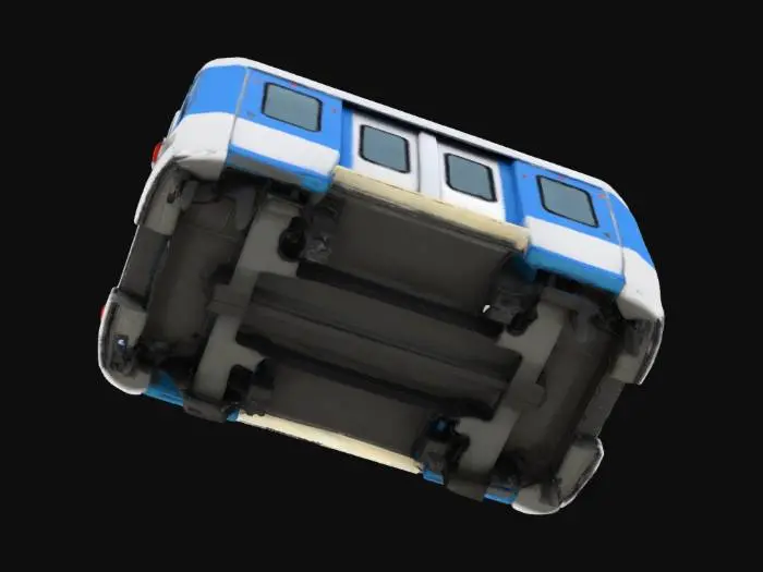 3D model for Ультрареалистичная модель метровагона 81-717 метро Москвы