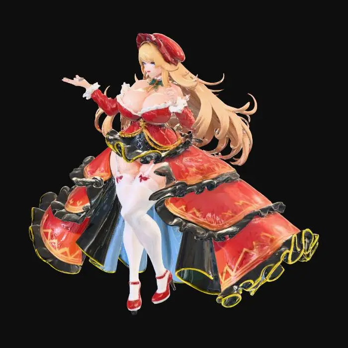 3D model for Decadent Dancer