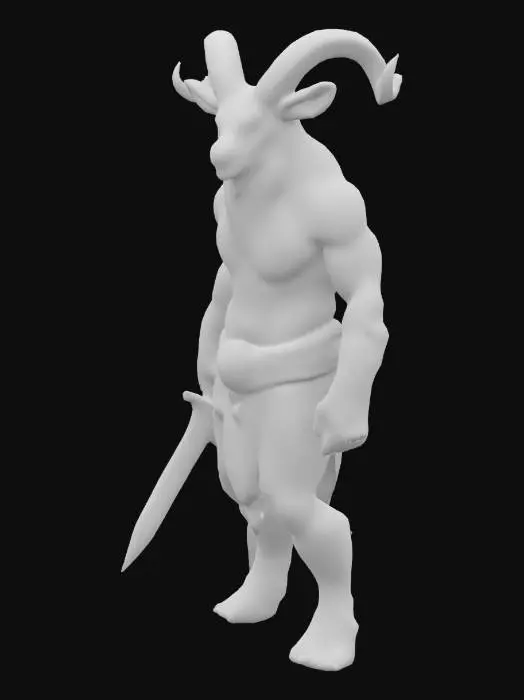 3D model for Warcraft style , Satyr pet