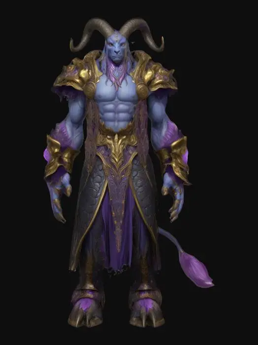 3D model for Corrupted Druid Satyre