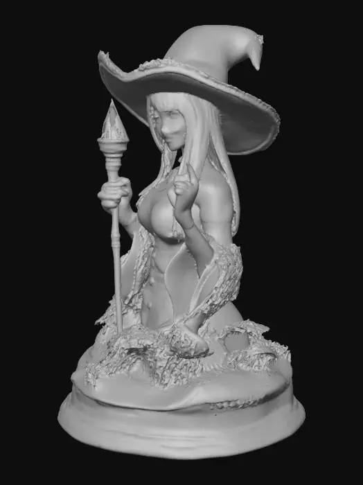 3D model for Enchanted Sorceress