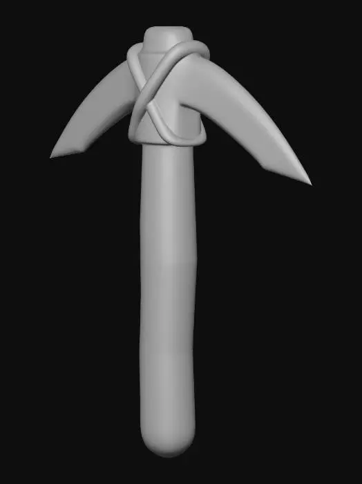 3D model for Mining Pickaxe