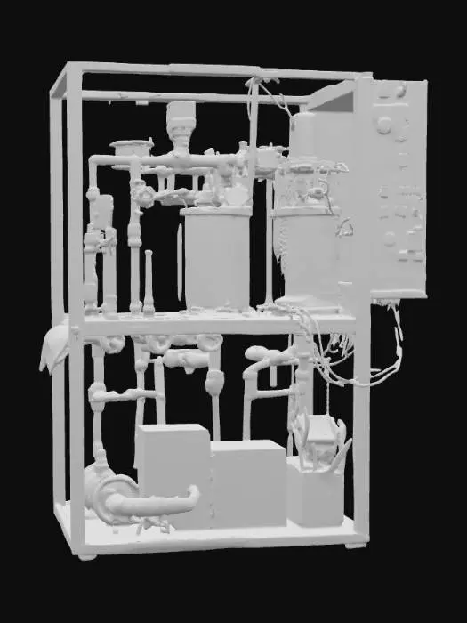 3D model for Control de nivel, presión y temperatura