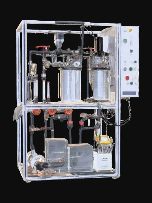 3D model for Control de nivel, presión y temperatura