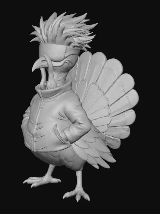 3D model for Satoru Gorkey, #Thanksgiving#