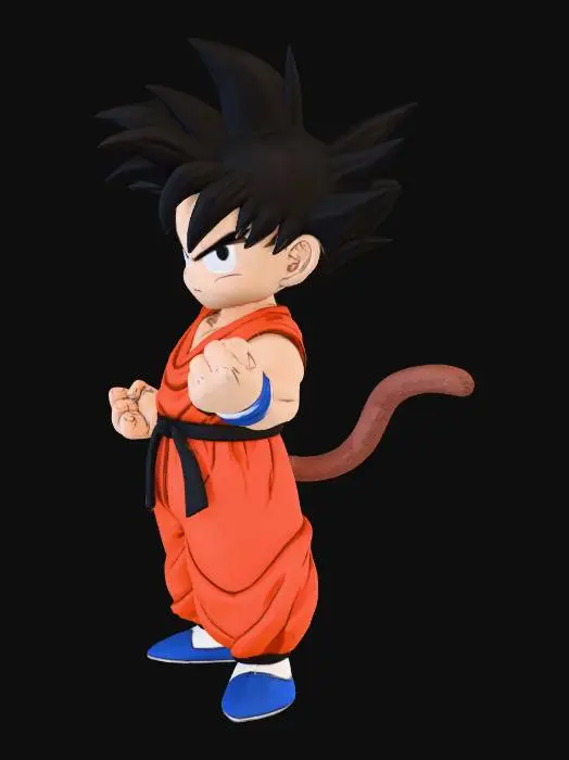 3D model for Son Goku
