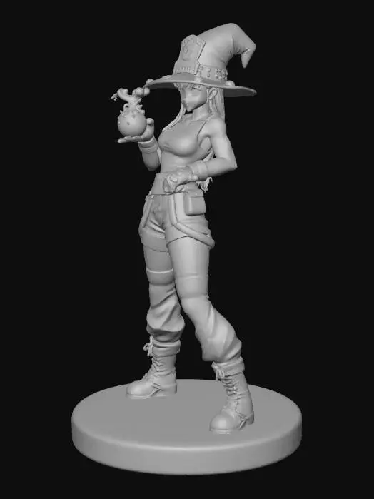 3D model for Fire Force Sorceress