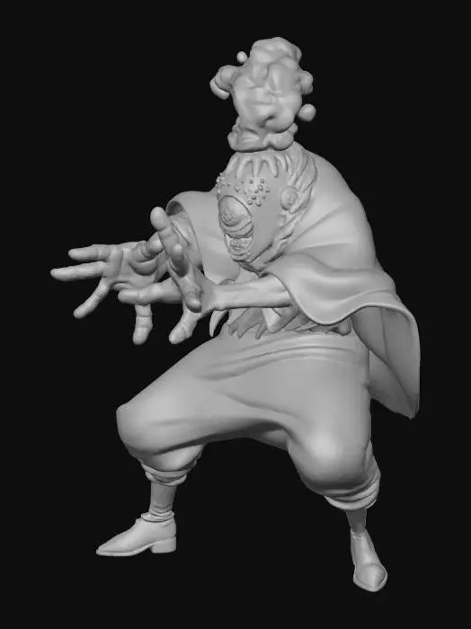 3D model for Flaming Cyclops Mage