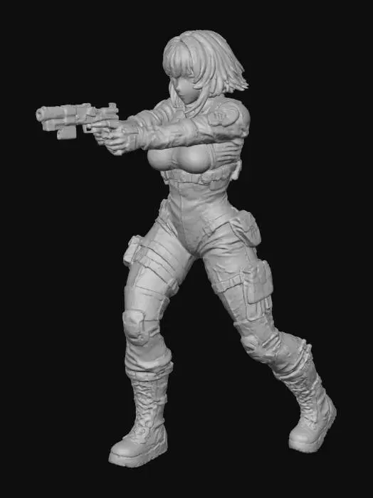 3D model for Major Ghost in the shell