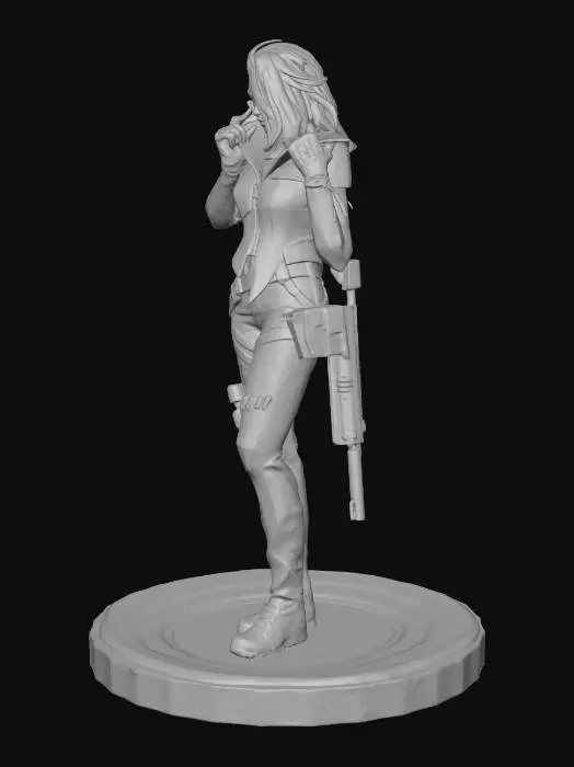 3D model for Cyber Pulse Warrior