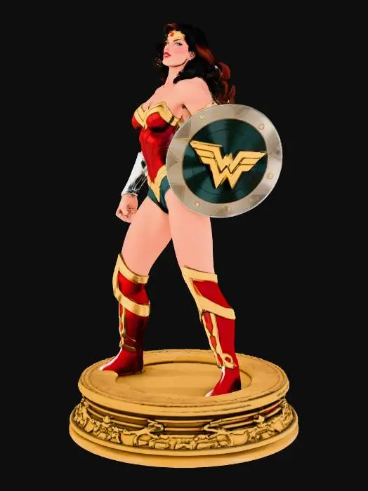 3D model for WonderWoman