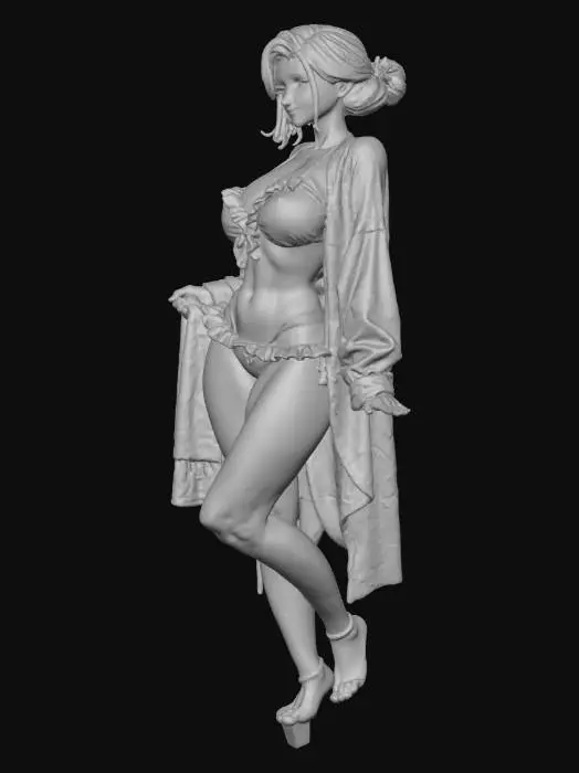 3D model for trained Sexy Blond